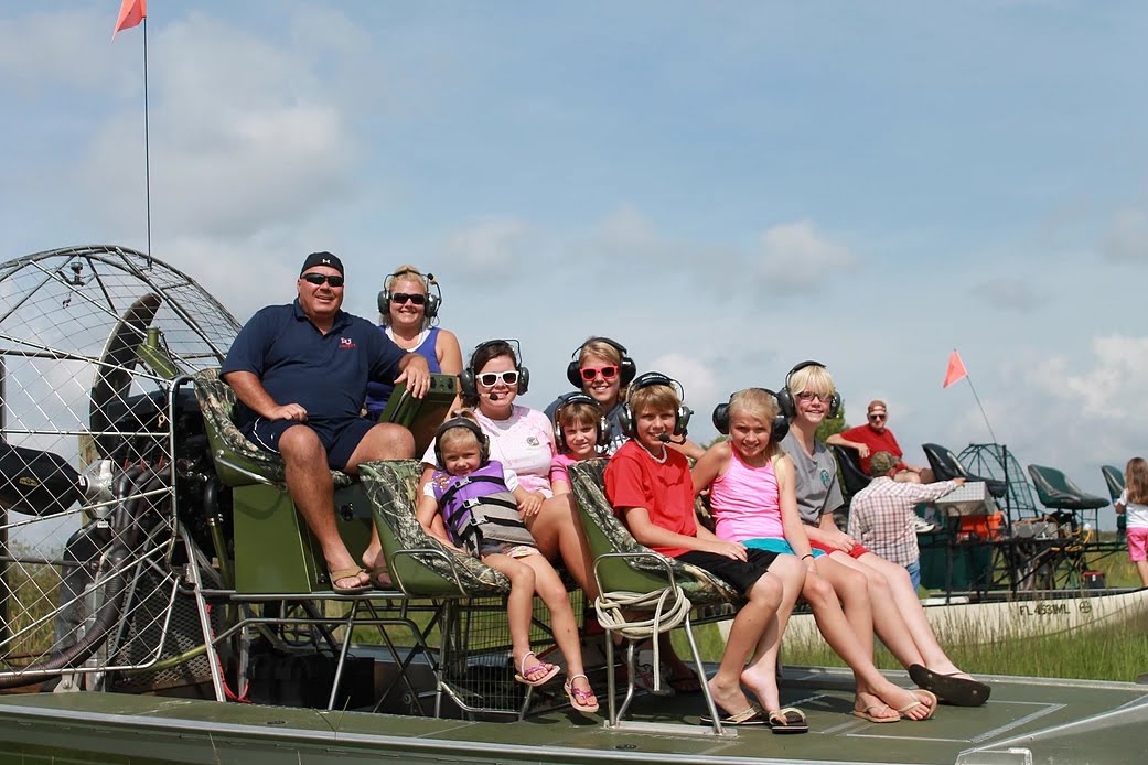 Family Airboat Rides and Fishing